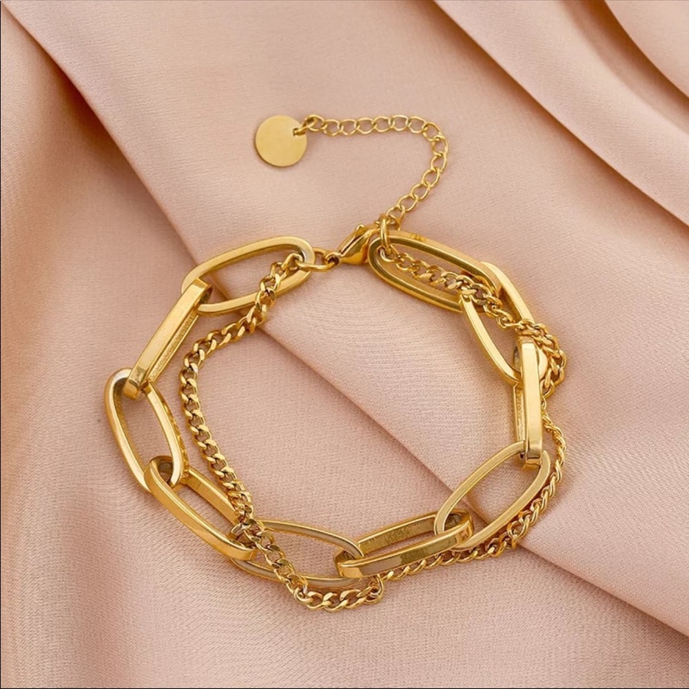 πCool Gold Plated Bracelet - Picture 2 of 4